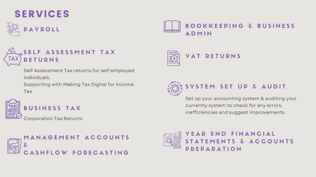 Accountants services Shropshire